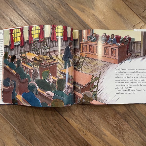 New "The Great Bridge-Building Contest" Hardcover Book - Picture 5 of 10